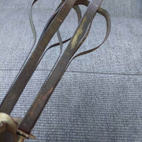 Antique Manual Mixer Red Handles Beater - Picture 3 of 4